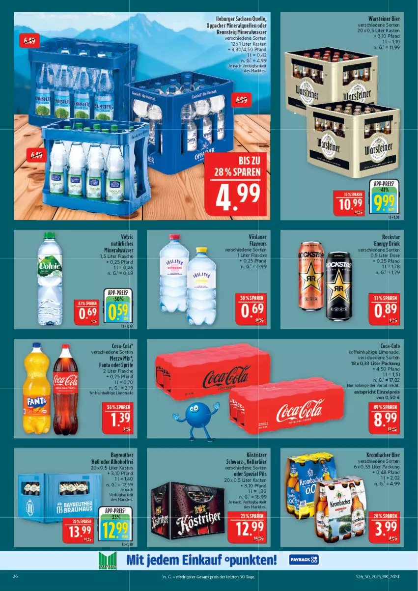 Aktueller Prospekt Marktkauf - Prospekt - von 07.12 bis 13.12.2025 - strona 26 - produkty: Alwa, burger, eis, elle, mineralwasser, reis, sac, wasser, ZTE