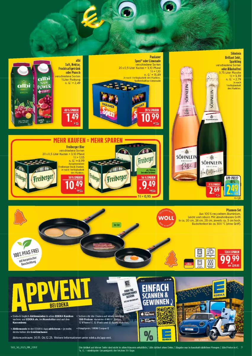 Aktueller Prospekt Marktkauf - Prospekt - von 07.12 bis 13.12.2025 - strona 3 - produkty: bett, deka, eis, ipad, iphone, reis, söhnlein, Ti, ZTE