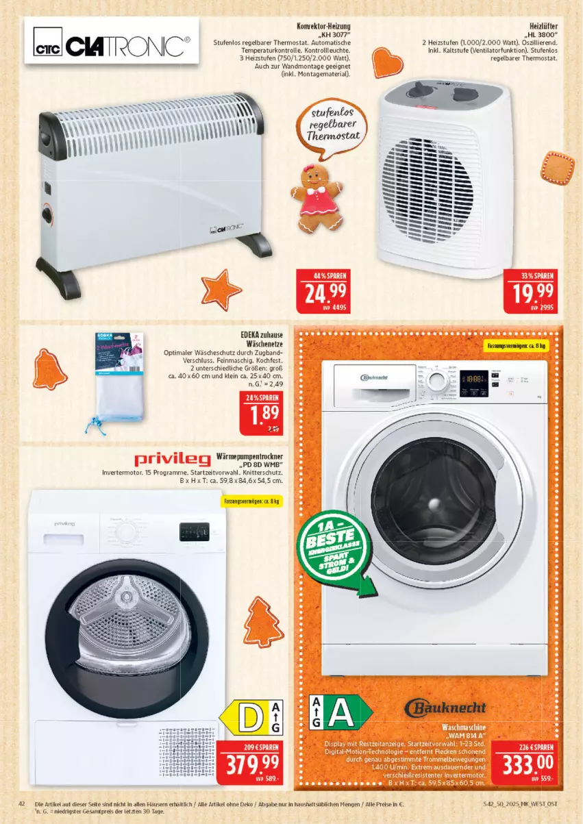 Aktueller Prospekt Marktkauf - Prospekt - von 07.12 bis 13.12.2025 - strona 42 - produkty: auer, auto, deka, eier, eis, ente, Leuchte, Maus, reis, Ria, thermostat, Ti, tisch, Trockner, ventilator, wärmepumpentrockner, waschmaschine, ZTE