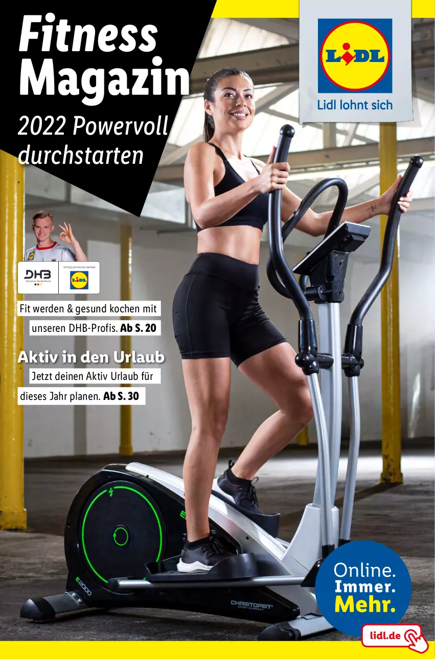 Aktueller Prospekt Lidl - Fitnessmagazin 2022 - von 01.01 bis 31.01.2022 - strona 1 - produkty: erde, magazin, Ti