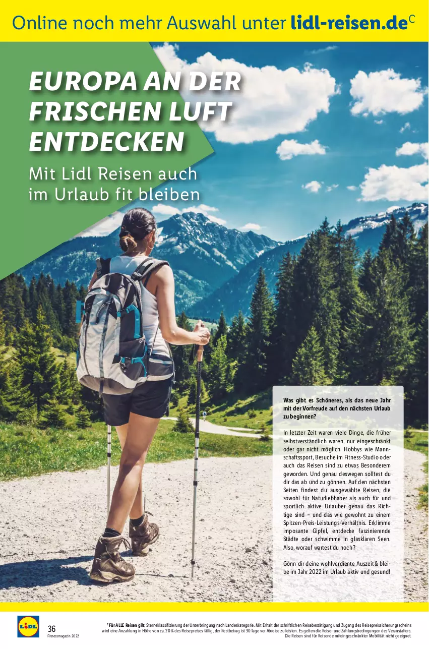 Aktueller Prospekt Lidl - Fitnessmagazin 2022 - von 01.01 bis 31.01.2022 - strona 36 - produkty: Brei, decke, eis, ente, gin, Hobby, magazin, natur, reis, reiss, ring, SANTE, Sport, Ti, ZTE