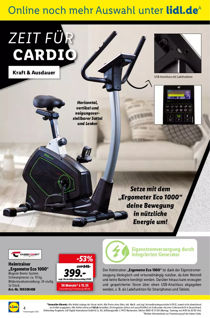 Aktueller Prospekt Lidl - Fitnessmagazin 2022 - von 01.01 bis 31.01.2022 - strona 4 - produkty: angebot, angebote, auer, batterie, eis, elle, erde, kraft, magazin, ndk, reis, rel, sattel, Schal, Schale, smartphone, smartphones, tablet, Tablets, telefon, Ti, uhr, usb, ZTE