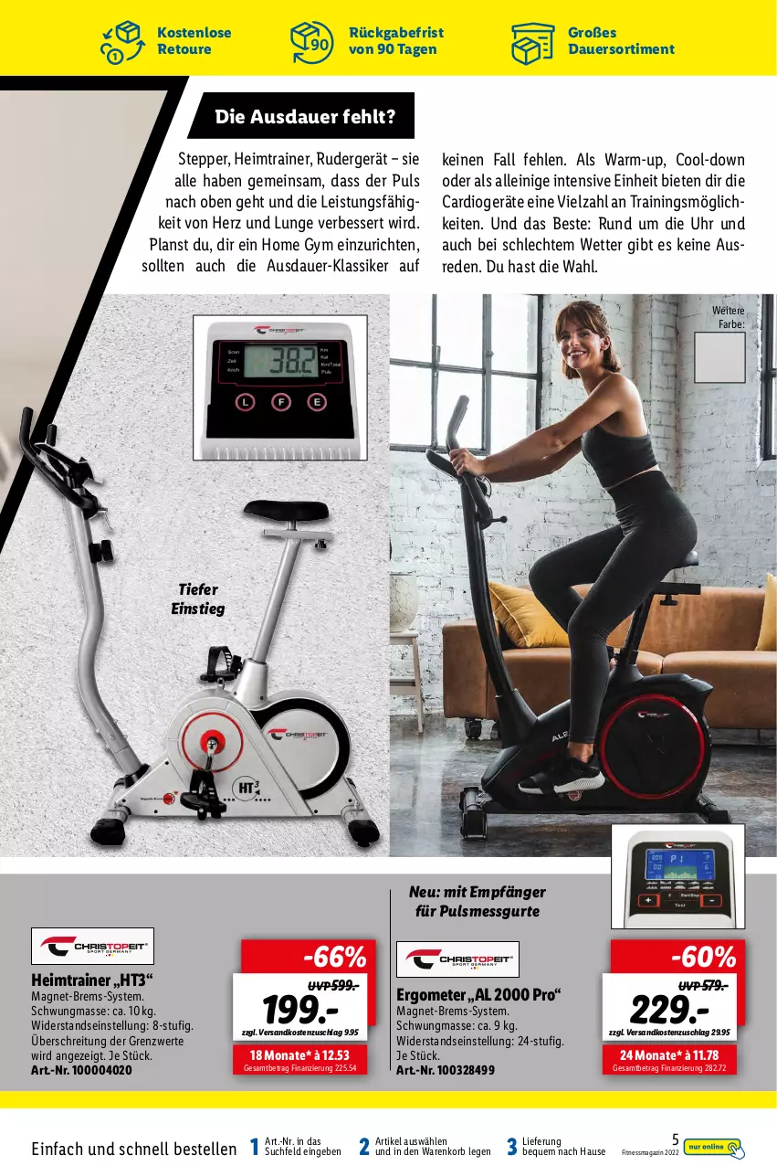 Aktueller Prospekt Lidl - Fitnessmagazin 2022 - von 01.01 bis 31.01.2022 - strona 5 - produkty: auer, eis, elle, korb, magazin, ndk, Ti, uhr