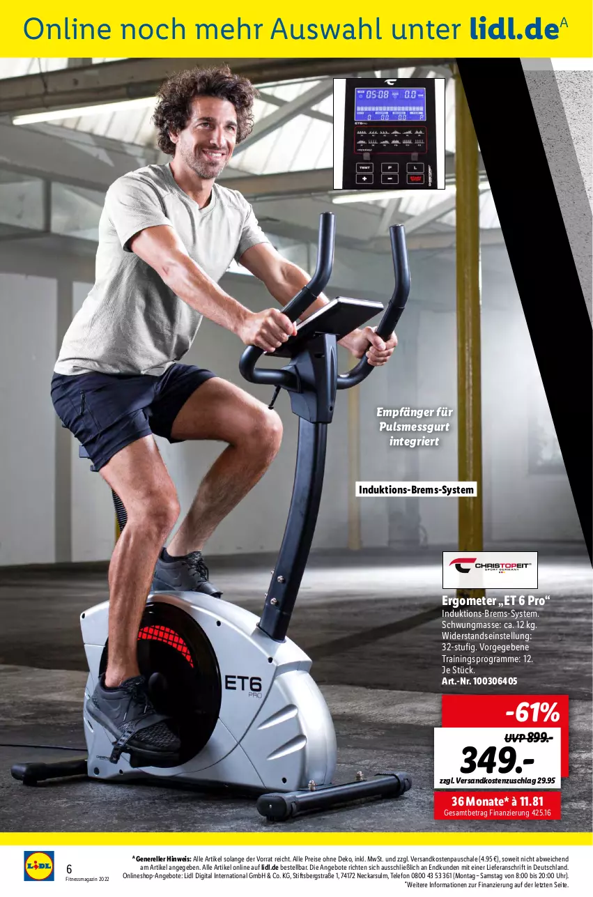 Aktueller Prospekt Lidl - Fitnessmagazin 2022 - von 01.01 bis 31.01.2022 - strona 6 - produkty: angebot, angebote, eis, elle, magazin, ndk, reis, rel, Schal, Schale, telefon, Ti, uhr, ZTE