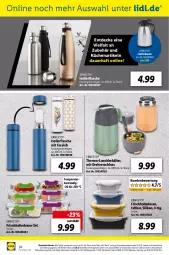 Gazetka promocyjna Lidl - Fitnessmagazin 2022 - Gazetka - ważna od 31.01 do 31.01.2022 - strona 34 - produkty: angebot, angebote, auer, Behälter, decke, eis, elle, ernesto, flasche, frischhaltedosen, isolierflasche, isolierkanne, küche, Küchen, LG, magazin, ndk, reis, rel, Schal, Schale, tee, telefon, Ti, uhr