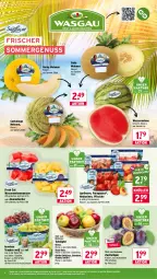 Gazetka promocyjna Wasgau - Gazetka - ważna od 25.07 do 25.07.2026 - strona 6 - produkty: ananas, angebot, aprikose, aprikosen, auer, Becher, beutel, eis, galia melonen, honig, melone, melonen, natur, Nektar, nektarinen, nuss, obst, paraguayos, pfirsich, pfirsiche, reis, Schal, Schale, tafeläpfel, Ti, trauben, Tüte, wasser, wassermelone, wassermelonen, Yo