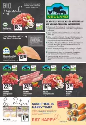 Gazetka promocyjna Edeka - Angebote der Woche - Gazetka - ważna od 25.02 do 25.02.2023 - strona 15 - produkty: auer, Bau, Bauer, bio, brustfilet, deka, eis, elle, ente, filet, fleisch, gulasch, hackfleisch, hackfleisch gemischt, hähnchenbrust, hähnchenbrustfilet, Kugel, LG, mac, mais, natur, nuss, reis, rel, rind, rinder, rindergulasch, ring, salami, schwein, schweine, schweinefilet, Sushi, Ti, Tiere, wasser, wein, weine