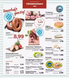 Gazetka promocyjna Aez - Prospekte - Gazetka - ważna od 14.12 do 14.12.2024 - strona 4 - produkty: apfel, auer, aufschnitt, Becher, bismarck, brie, buch, dressing, eier, eiersalat, eis, emmentaler, ente, Feigen, fleisch, fleischsalat, frucht, gewürz, gin, hering, Herings, Heringshappen, hofgut, Holz, kabanos, Käse, Kraut, küche, leberwurst, LG, lyoner, mac, milch, mit frucht, mit zwiebeln, obazda, püree, Quiche, Rauch, ring, rotwein, sahne, salat, sauce, Sauerrahm, schnittkäse, senf, Ti, torte, weichkäse, wein, wurst, Yo, zwiebel, zwiebeln