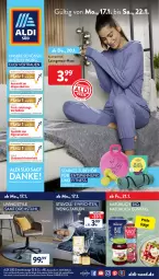 Gazetka promocyjna AldiSud - ALDI Aktuell - Gazetka - ważna od 22.01 do 22.01.2022 - strona 1 - produkty: aldi, auto, bio, discount, drehstuhl, eis, ente, hose, latte, lebensmittel, LG, monitor, reis, stuhl, Ti