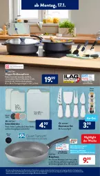 Gazetka promocyjna AldiSud - ALDI Aktuell - Gazetka - ważna od 22.01 do 22.01.2022 - strona 5 - produkty: alle artikel ohne dekoration, bratpfanne, brie, Crofton, crofton®, decke, Deckel, dekoration, eis, elle, erde, gin, Glasdeckel, herdarten, Käse, leine, LG, messer, pfanne, schneidebrett, spülmaschinen, Ti, ZTE