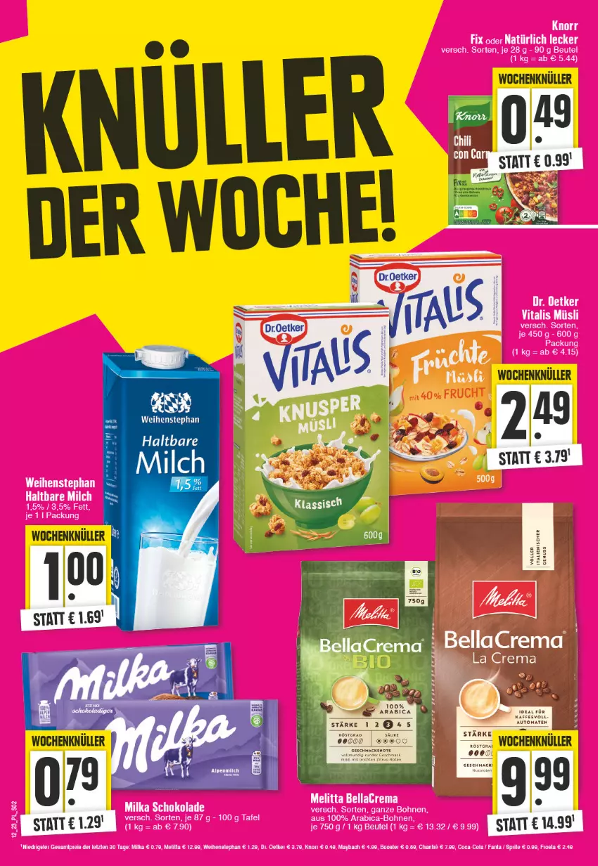 Aktueller Prospekt E Center - Angebote der Woche - von 20.03 bis 25.03.2023 - strona 2 - produkty: kaffee, LG, milch, nuss, weihenstephan