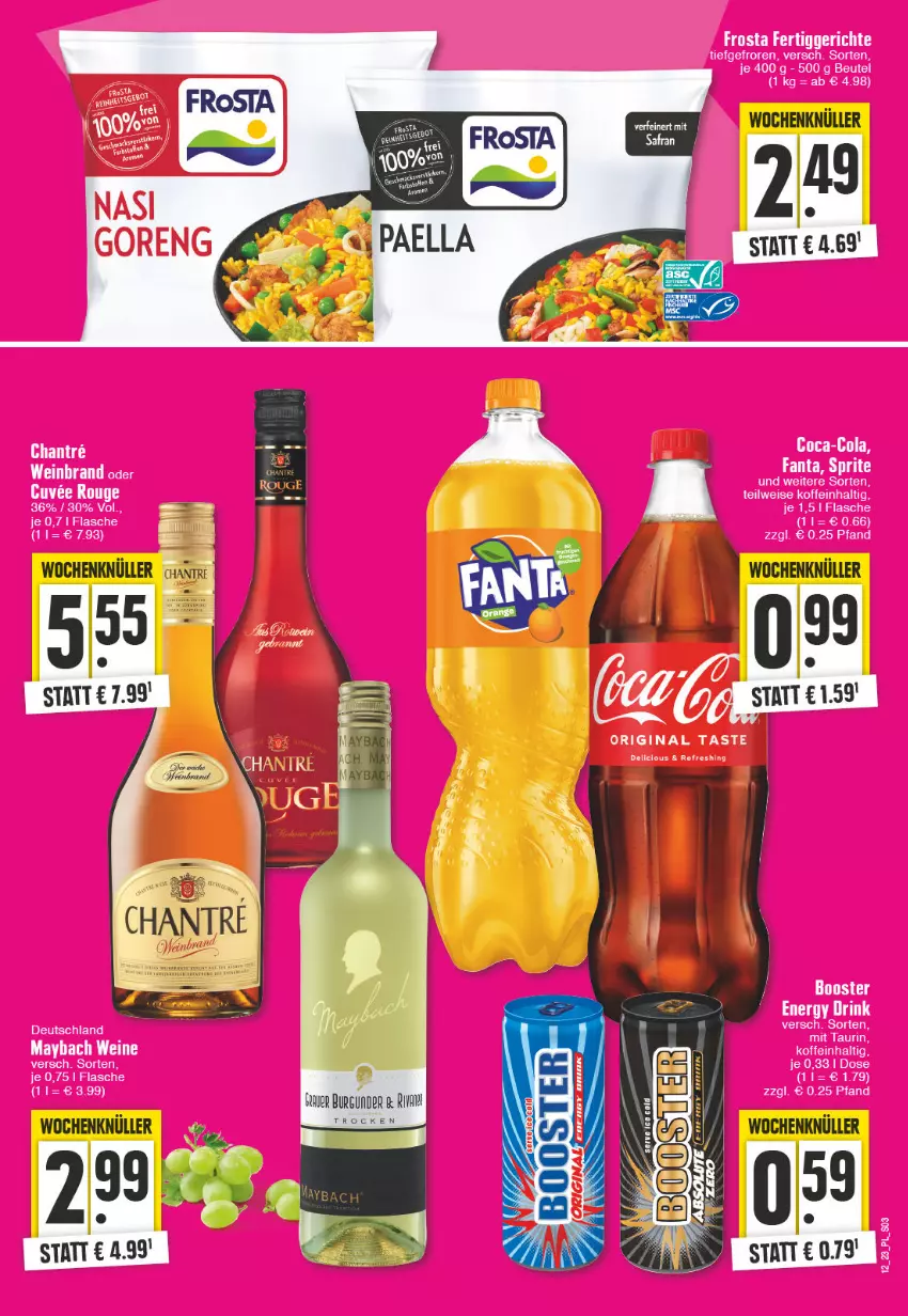 Aktueller Prospekt E Center - Angebote der Woche - von 20.03 bis 25.03.2023 - strona 3 - produkty: beutel, eis, fanta, flasche, gin, maybach, sprite, Ti, wein, weinbrand, weine