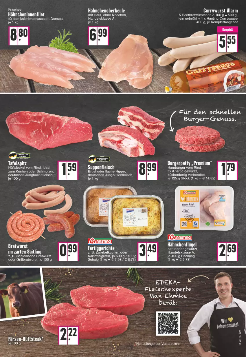 Aktueller Prospekt E Center - Angebote der Woche - von 20.03 bis 25.03.2023 - strona 9 - produkty: angebot, asti, bratwurst, burger, curry, currywurst, decke, Deckel, eis, elle, filet, fleisch, gewürz, grill, grillbratwurst, hähnchenflügel, hamburger, im zarten saitling, jungbullen, kartoffel, küche, kuchen, Küchen, lebensmittel, LG, natur, nuss, rind, sauce, Schal, Schale, suppe, suppen, suppenfleisch, tafelspitz, Ti, wurst, würstchen, zwiebel