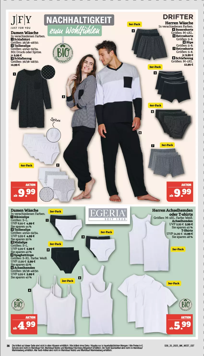 Aktueller Prospekt Marktkauf - Prospekt - von 27.08 bis 02.09.2023 - strona 36 - produkty: achselhemd, bikini, eis, hemd, hemden, reis, retroshorts, schuhe, shirt, shirts, shorts, slip, slips, spaghetti, T-Shirt, Taillenslip, Ti, Yo