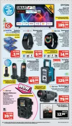 Gazetka promocyjna Marktkauf - Prospekt - Gazetka - ważna od 02.09 do 02.09.2023 - strona 30 - produkty: akku, Armband, auer, aust, auto, Bau, bett, buch, cmos-sensor, deo, dyon, eis, elle, ente, fernbedienung, HDMI, HP, kamera, leds, Leuchte, lieferservice, monitor, netflix, Radio, reis, ring, smart tv, Sport, telefon, tft-farbdisplay, Ti, tisch, wasser, Wild, Wildkamera, Yo