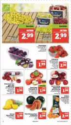 Gazetka promocyjna Marktkauf - Prospekt - Gazetka - ważna od 02.09 do 02.09.2023 - strona 8 - produkty: ananas, Bad, Bau, beere, beeren, deka, eis, erdbeere, erdbeeren, fleisch, mandarine, mandarinen, melone, Nektar, nektarinen, Schal, Schale, tafeläpfel, Ti, wasser, wassermelone, ZTE