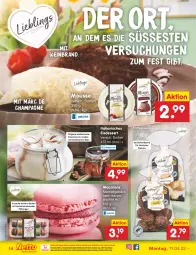 Gazetka promocyjna Netto Marken-Discount - Filial-Angebote - Gazetka - ważna od 16.04 do 16.04.2022 - strona 14 - produkty: champagne, creme, dessert, eis, eiscreme, gin, LG, mac, Macarons, mandel, mousse, ndk, nuss, reis, rwe, Ti, Trüffel, versandkostenfrei, wein, weinbrand