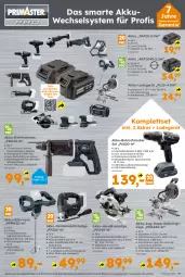 Gazetka promocyjna  - Gazetka - ważna od 03.08 do 03.08.2024 - strona 11 - produkty: adapter, akku, Akku-Bohrhammer, akku-bohrschrauber, Akku-Handkreissäge, Akku-Rührwerk, Arbeitsleuchte, Bau, Bohrhammer, Bohrschrauber, Brei, eis, Elan, Gehrungssäge, Handkreissäge, Holz, kraft, ladegerät, Leuchte, ndk, ohne akku und ladegerät, Pendelhubstichsäge, reis, reiss, rwe, säge, stichsäge, Ti, tisch, werkzeug