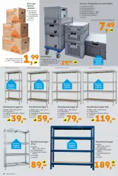 Gazetka promocyjna  - Gazetka - ważna od 03.08 do 03.08.2024 - strona 12 - produkty: decke, Deckel, Eckregal, eis, Holz, lebensmittel, regal, riegel, steckregal, System-Stapelboxen und Körbe, umzugskarton