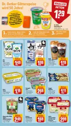 Gazetka promocyjna Rewe - Prospekte - Gazetka - ważna od 05.08 do 05.08.2023 - strona 12 - produkty: arla, arla skyr, aus dem kühlregal, baguette, becel, Becher, caffè latte, dell, Dr. Oetker, drink, eis, elle, emmi, erbsen, frikadellen, götterspeise, gutschein, homann, kartoffel, kartoffelsalat, kerrygold, kerrygold extra, Kraut, krautsalat, kühlregal, latte, meggle, nadler, Proteindrink, regal, rügenwalder, rügenwalder mühle, salat, Skyr, Ti