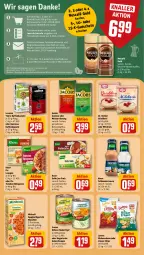 Gazetka promocyjna Rewe - Prospekte - Gazetka - ważna od 05.08 do 05.08.2023 - strona 14 - produkty: bohne, bohnen, bohnenkaffee, bolognese, Brei, chips, Dr. Oetker, eis, erasco, erbsen, espresso, gemahlener bohnenkaffee, gin, gulasch, Gulaschsuppe, gutschein, hühner, jacobs, kaffee, kaffeekapseln, kichererbsen, knorr, knorr fix, lasagne, lavazza, linsen, lorenz, löslicher bohnenkaffee, Meister, meisterröstung, milch, milchreis, Mirácoli, nescafe, Nescafé, nescafé gold, nudel, nudel-topf, oder espresso, reis, sauce, schlemmersauce, Soße, spaghetti, suppe, Ti, tomate, tomaten, topf