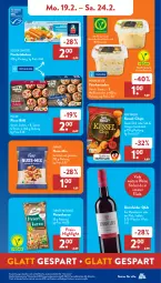 Gazetka promocyjna AldiSud - NÄCHSTE WOCHE - Gazetka - ważna od 24.02 do 24.02.2024 - strona 11 - produkty: chili, chips, discount, dornfelder, eis, elle, feinkost, fisch, fische, Fischer, fischstäbchen, flasche, Kraut, krautsalat, lebensmittel, mac, monitor, natur, natura, nuss, pinienkerne, reis, salat, salz, Schere, snack, snacks, spinat, Sun Snacks, Ti, wein, weine