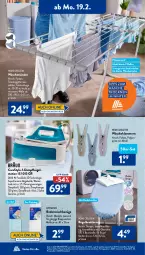 Gazetka promocyjna AldiSud - NÄCHSTE WOCHE - Gazetka - ważna od 24.02 do 24.02.2024 - strona 12 - produkty: aldi, Bau, baumwolle, Bodenwischbezüge, bügel, Bügelstation, dampfbügelstation, dell, eis, elle, Klammern, lamm, leine, Mode, ndk, Optiwisch, reis, Schal, Schale, socken, Teleskop, Ti, Tiere, wasser, wassertank, WICK, wolle