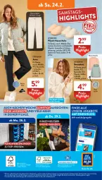 Gazetka promocyjna AldiSud - NÄCHSTE WOCHE - Gazetka - ważna od 24.02 do 24.02.2024 - strona 39 - produkty: aldi, alle artikel ohne dekoration, angebot, angebote, Bau, baumwolle, decksohle, dekoration, dell, drucker, eis, elle, Engel, gin, Hausschuhe, jeans, kerze, kleid, Kleidung, Mode, papier, Plüsch, reis, Ria, schuhe, shirt, Sweatshirt, Ti, top-preis, up2fashion, wolle, ZTE