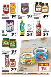 Gazetka promocyjna Metro - Food - Gazetka - ważna od 26.01 do 26.01.2022 - strona 9 - produkty: basmati, Basmati Reis, Bau, Brei, creme, eis, ente, fisch, flasche, haselnuss, Haselnusscreme, heinz, honig, ketchup, konfitüre, Konserven, Kühne, meica, milka, nuss, rapso, rapsöl, reines rapsöl, reis, saupiquet, schlemmertöpfchen, Schwartau, thunfisch, Ti, tomato ketchup, top-hit, Töpfchen, trolli