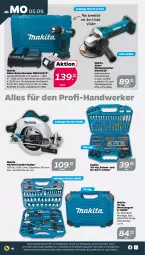 Gazetka promocyjna Netto - Woche 36 - Gazetka - ważna od 10.09 do 10.09.2022 - strona 16 - produkty: akku, akku-bohrschrauber, auer, aust, Bau, Bohrschrauber, eis, Elektro, elle, Handkreissäge, Holz, ladegerät, LG, Makita, ndk, reis, reiss, säge, Ti, werkzeug, Winkelschleifer, ZTE
