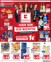 Gazetka promocyjna Kaufland - Prospekt - Gazetka - ważna od 07.02 do 07.02.2024 - strona 1 - produkty: Absolut Vodka, angebot, angebote, aufstrich, batterie, batterien, Becher, beere, beeren, brot, brotaufstrich, creme, decke, eis, eistee, filet, filets, gin, heidelbeere, heidelbeeren, hering, Herings, heringsfilets, kaffee, kartoffel, kartoffeln, mac, mövenpick, mövenpick kaffee, Mutti, original wagner, pfanne, Pfanner, pizza, Popp, rezept, ring, rotkäppchen, sac, Schal, Schale, sekt, speisekartoffeln, tee, Ti, tomate, tomaten, varta, vodka, wagner, zitrone, zitronen, ZTE