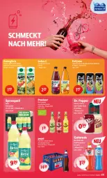 Gazetka promocyjna Getraenke Hoffmann - Prospekte - Gazetka - ważna od 12.10 do 12.10.2024 - strona 5 - produkty: apfel, bio, bio limo, cola, frucht, Hohes C, limo, limonade, mango, natur, orange, pepsi, Pepsi Cola, Proviant, raspberry, Schwip Schwap, Spreequell, Ti