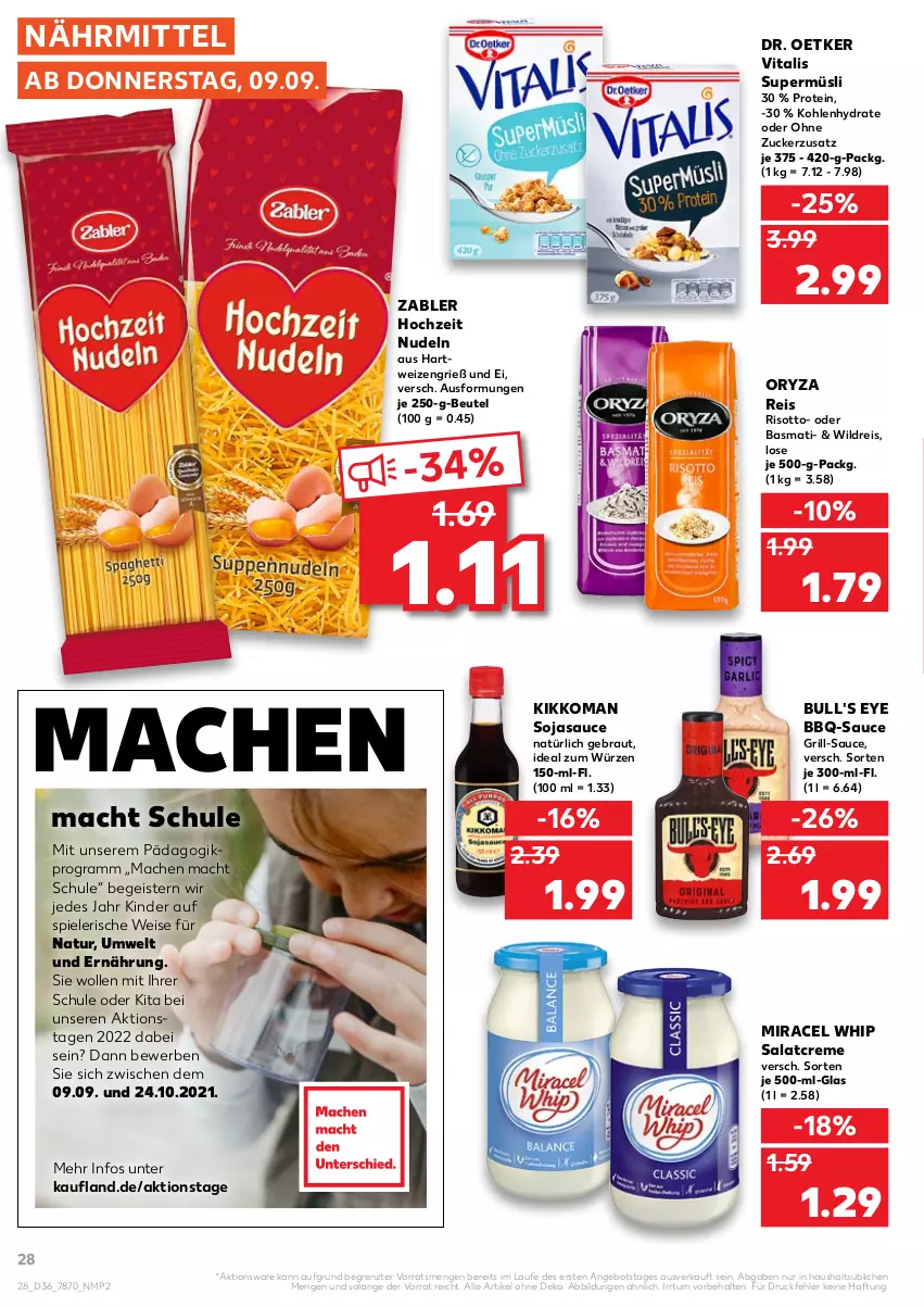 Aktueller Prospekt Kaufland - von 09.09 bis 15.09.2021 - strona 28