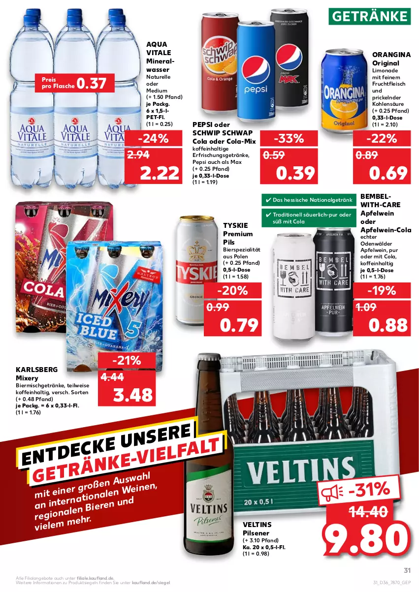 Aktueller Prospekt Kaufland - von 09.09 bis 15.09.2021 - strona 31