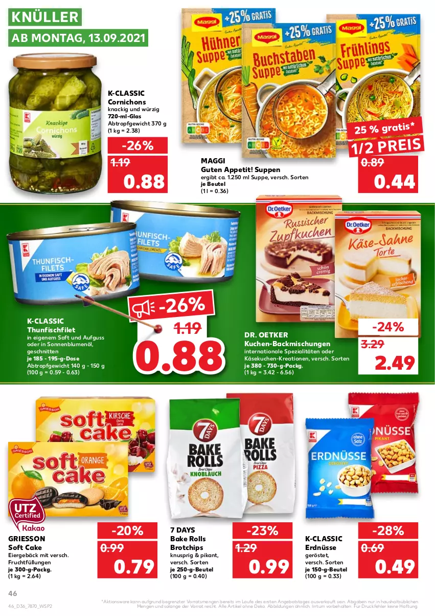 Aktueller Prospekt Kaufland - von 09.09 bis 15.09.2021 - strona 46