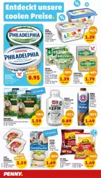 Gazetka promocyjna Penny - Prospekte - Gazetka - ważna od 10.06 do 10.06.2023 - strona 8 - produkty: Becher, beutel, butter, eis, flasche, fleisch, fleischsalat, gin, irische butter, kakao, Käse, Kefir, kräuter, kräutern, lätta, margarine, mc cain, milch, Müller, nudel, nudeln, Popp, salat, settele, Ti