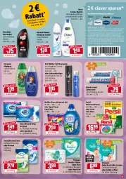 Gazetka promocyjna Rewe - REWE Ihr Kaufpark - Gazetka - ważna od 22.01 do 22.01.2022 - strona 19 - produkty: aqua, axe, blend-a-med, Brei, Cap, coupon, creme, deo, deospray, Discreet, dove, drei wetter taft, duschdas, dusche, feuchte tücher, gin, haarspray, oder schaumfestiger, pampers, pampers baby dry, persil, rexona, schauma, schauma shampoo, schaumfestiger, shampoo, Signal, spee, Taft, Ti, tücher, universal gel, universal pulver, Vase, zahncreme, zewa