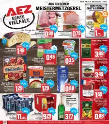 Gazetka promocyjna Aez - Prospekte - Gazetka - ważna od 22.01 do 22.01.2022 - strona 1 - produkty: adelholzener, AEZ, aktionspreis, alkohol, almighur, almighurt, auer, Bau, Bauer, Becher, beutel, bonne maman, chio chips, chips, cola, coupon, ehrmann, ehrmann almighurt, eis, elle, filet, flammkuchen, flasche, funny-frisch, gin, Holz, jacobs, jahrgangssekt, kaffee, kaffeekapseln, Käse, knorr, knorr fix, kochbeutel, konfitüre, kuchen, lamm, leberkäs, mam, mango, Meister, milch, mumm, obst, Ofen, pizza, reis, rel, rind, sauce, saucen, schnittkäse, schwein, schweine, schweinefilet, sekt, sim, steinofen, steinofen pizza, tassimo, teller, Ti, trolli, wagner, weihenstephan, wein, weine