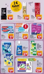 Gazetka promocyjna Rewe - Prospekte - Gazetka - ważna od 14.05 do 14.05.2022 - strona 18 - produkty: aktionspreis, ariel, Bad, Bad-Reiniger, calgon, carefree, citrus, colgate, creme, deo, dusche, duschgel, eis, elmex, elnett, elvital, Frosch, haarpflege, haarspray, kraft, LG, Pods, reiniger, reis, shampoo, slip, slipeinlagen, spiritus, Ti, vita, wc frisch, WC Frisch Kraft Aktiv, zahncreme