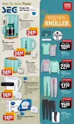 Gazetka promocyjna Rewe - Prospekte - Gazetka - ważna od 14.05 do 14.05.2022 - strona 31 - produkty: aktionspreis, auto, Bau, baumwolle, brita, damen t-shirt, decke, Deckel, eis, Elan, gin, hose, kaffee, kaffeemaschine, Kocher, leggings, Maxtra, nuss, reis, rel, Schal, shirt, spülmaschinen, Sweathose, Sweatshirt, T-Shirt, tasse, Ti, toast, toaster, wasser, wasserfilter, wasserkocher, wolle