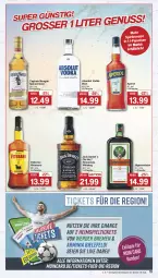 Gazetka promocyjna Famila - Prospekte - Gazetka - ważna od 24.08 do 24.08.2024 - strona 19 - produkty: Absolut Vodka, aperol, Cap, captain morgan, eis, erde, flasche, Germ, jack daniel, jägermeister, Meister, osborne, reis, spirituosen, tennessee whiskey, Ti, veterano, vodka, whiskey, ZTE