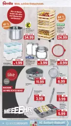 Gazetka promocyjna Famila - Prospekte - Gazetka - ważna od 24.08 do 24.08.2024 - strona 24 - produkty: apfel, bügel, decke, Deckel, edelstahl, einmachglas, eis, elle, Glasdeckel, Gläser, herdarten, Holz, HP, kartoffel, mac, Muffin, Muffinform, muffins, obst, Palette, reis, ring, sofort-rabatt, Springform, teller, Ti, topf, ZTE
