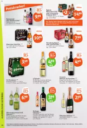 Gazetka promocyjna Tegut - Angebote der Woche - Gazetka - ważna od 23.09 do 23.09.2023 - strona 18 - produkty: alkohol, bio, burgunder, Corsaire, eis, ente, flasche, getränk, getränke, gin, köstritzer, likör, Malibu, Müller, Müller-Thurgau, olaz, osborne, pils, pilsner, radler, rama, ramazzott, ramazzotti, reis, riesling, roséwein, rouge, sac, söhnlein, söhnlein brillant, Spaten, Sternburg, tempranillo, Ti, wein, Weißwein, zott