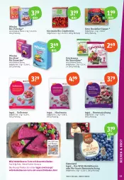 Gazetka promocyjna Tegut - Angebote der Woche - Gazetka - ważna od 23.09 do 23.09.2023 - strona 37 - produkty: beere, beeren, bio, cranberries, erdbeere, erdbeeren, frucht, früchte, heidelbeere, heidelbeeren, himbeer, himbeere, himbeeren, natur, naturland, nuss, porridge, rezept, smoothie, smoothies, Ti, topper, torte, Wild