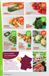 Gazetka promocyjna Tegut - Angebote der Woche - Gazetka - ważna od 23.09 do 23.09.2023 - strona 4 - produkty: angebot, angebote, Bau, bio, bioland, blume, blumen, blumenkohl, cola, dekoration, eis, kartoffel, kartoffeln, Kürbis, mac, natur, naturland, Rauch, rucola, Schal, Schale, strauchtomaten, Ti, tomate, tomaten, wasser, Wirsing