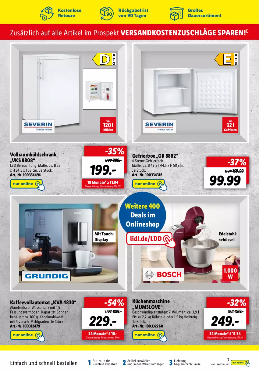 Aktueller Prospekt Lidl - Onlineshop-Highlights der Woche - von 11.09 bis 26.09.2021 - strona 7