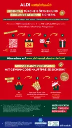 Gazetka promocyjna AldiSud - ALDIVENTSKALENDER - Gazetka - ważna od 24.12 do 24.12.2023 - strona 4 - produkty: aldi, auto, drucker, eis, Engel, erde, kerze, mac, reis, Ti