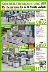 Gazetka promocyjna  - Prospekt für Globus Baumarkt  Achern - Gazetka - ważna od 30.04 do 30.04.2022 - strona 13 - produkty: Bank, eis, erde, Garten, glasplatte, hocker, kissen, kunststoffgeflecht, latte, möbel, reis, Ria, Rückenkissen, sessel, Sofa, Stühl, Ti, tisch, zierkissen, ZTE