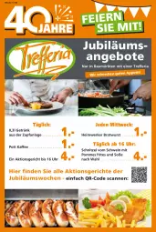 Gazetka promocyjna - Prospekt für Globus Baumarkt Achern - Gazetka - ważna od 30.04 do 30.04.2022 - strona 20 - produkty: angebot, angebote, Bau, bratwurst, getränk, Jubiläums, jubiläumsangebot, kaffee, pommes, Pommes Frites, Ria, schnitzel, schwein, Soße, Ti, uhr, wein, wurst