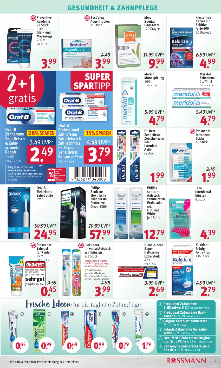 Aktueller Prospekt Rossmann - Prospekte - von 23.08 bis 27.08.2021 - strona 9